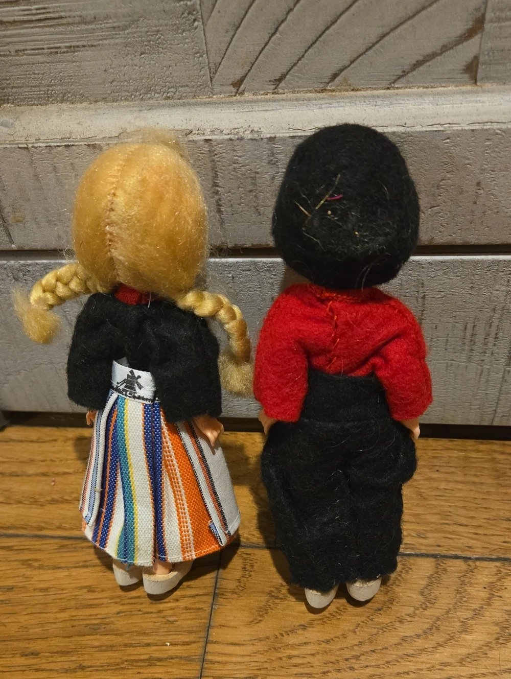Vintage Dutch Souvenir Dolls Holland